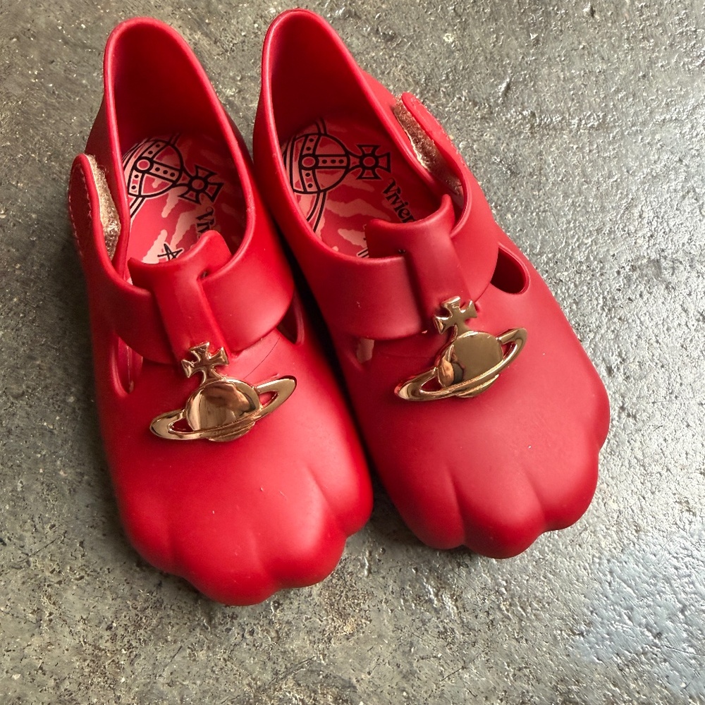 Vivienne Westwood 1/1 Sample Adjustable Melissa Kid Shoe w/ Metal orb